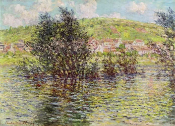 Vétheuil, Blick von Lavacourt, 1879